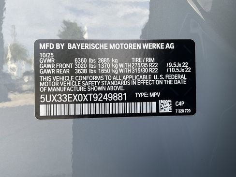 New 2026 BMW X6 xDrive40i w/ Executive Package image 38