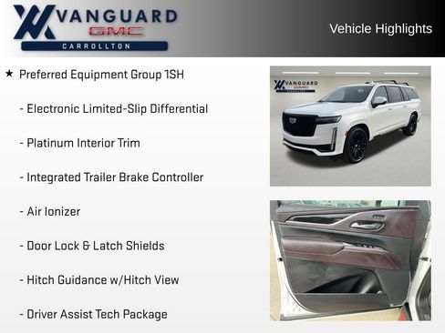 Used 2021 Cadillac Escalade ESV Sport Platinum w/ LPO, ONYX Package image 11