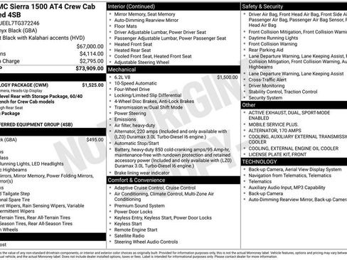 New 2026 GMC Sierra 1500 AT4 w/ Technology Package AWD/4WD image 17