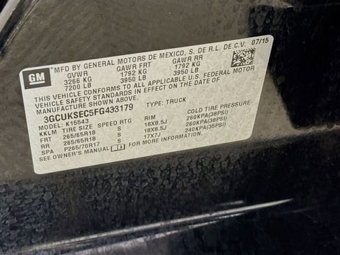 Used 2015 Chevrolet Silverado 1500 LTZ Z71 w/ Midnight Edition image 36