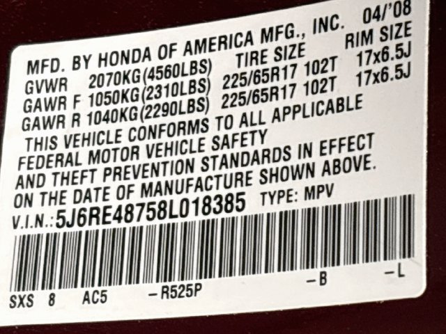 Used 2008 Honda CR-V EX-L image 21