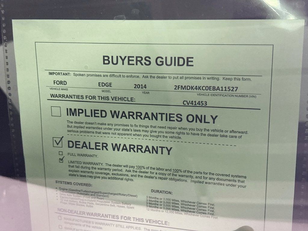 Used 2014 Ford Edge Limited AWD/4WD image 23