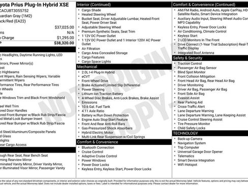 Used 2026 Toyota Prius Plug-In Hybrid FWD image 42