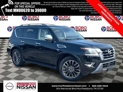 Certified 2022 Nissan Armada Platinum w/ Captain's Chairs Package
