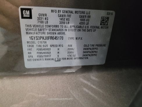 Used 2015 Cadillac Escalade Platinum RWD image 33