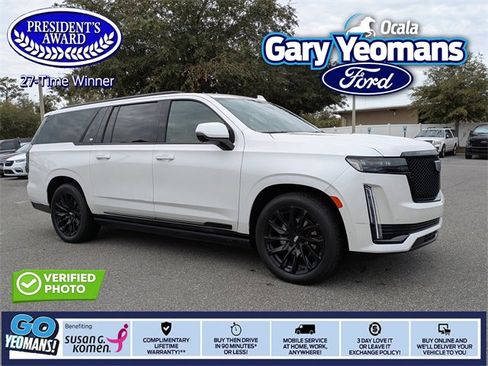 Used 2023 Cadillac Escalade ESV Sport w/ LPO, ONYX Package image 1