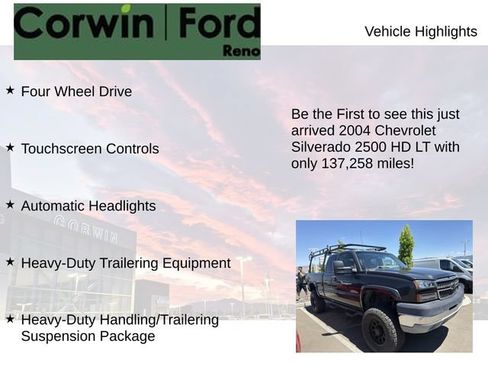 Used 2004 Chevrolet Silverado 2500 LT AWD/4WD image 4