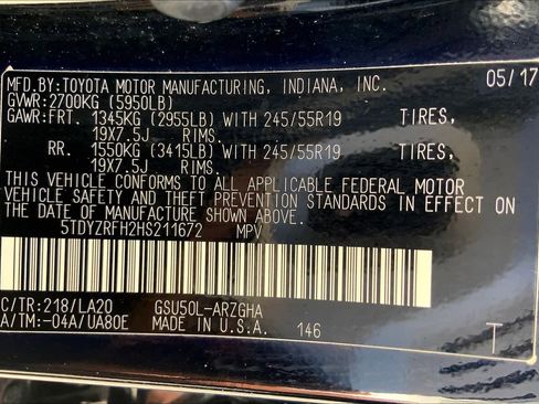 Used 2017 Toyota Highlander Limited image 36