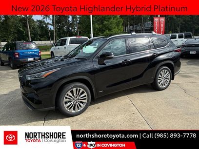 New 2026 Toyota Highlander Platinum
