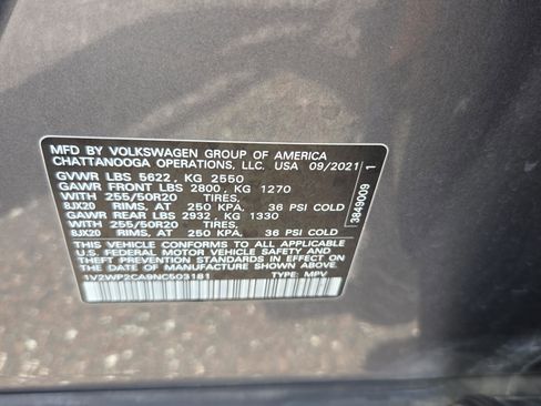 Used 2022 Volkswagen Atlas SE FWD image 19
