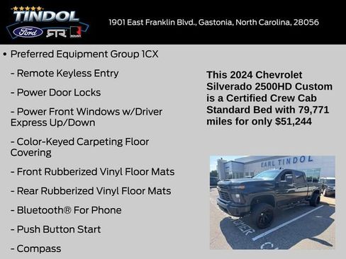 Used 2024 Chevrolet Silverado 2500 Custom w/ Custom Value Package AWD/4WD image 12