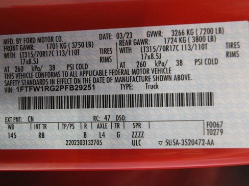 Used 2023 Ford F150 Raptor image 54