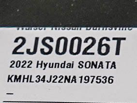 Used 2022 Hyundai Sonata Limited FWD image 30
