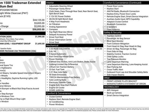 Used 2025 RAM 1500 Tradesman w/ Night Edition AWD/4WD image 32