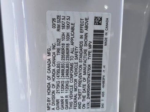 Certified 2026 Honda CR-V EX-L image 11