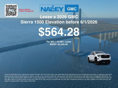 New 2026 GMC Sierra 1500 Elevation w/ X31 Off-Road Package AWD/4WD image 3