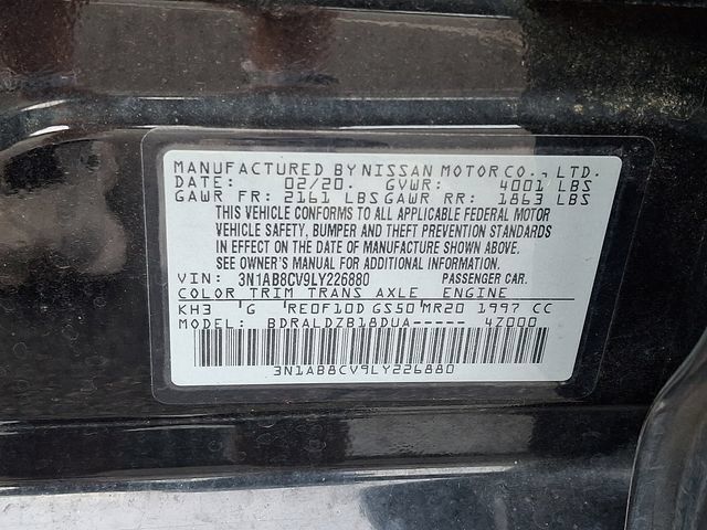 Used 2020 Nissan Sentra SV FWD image 27