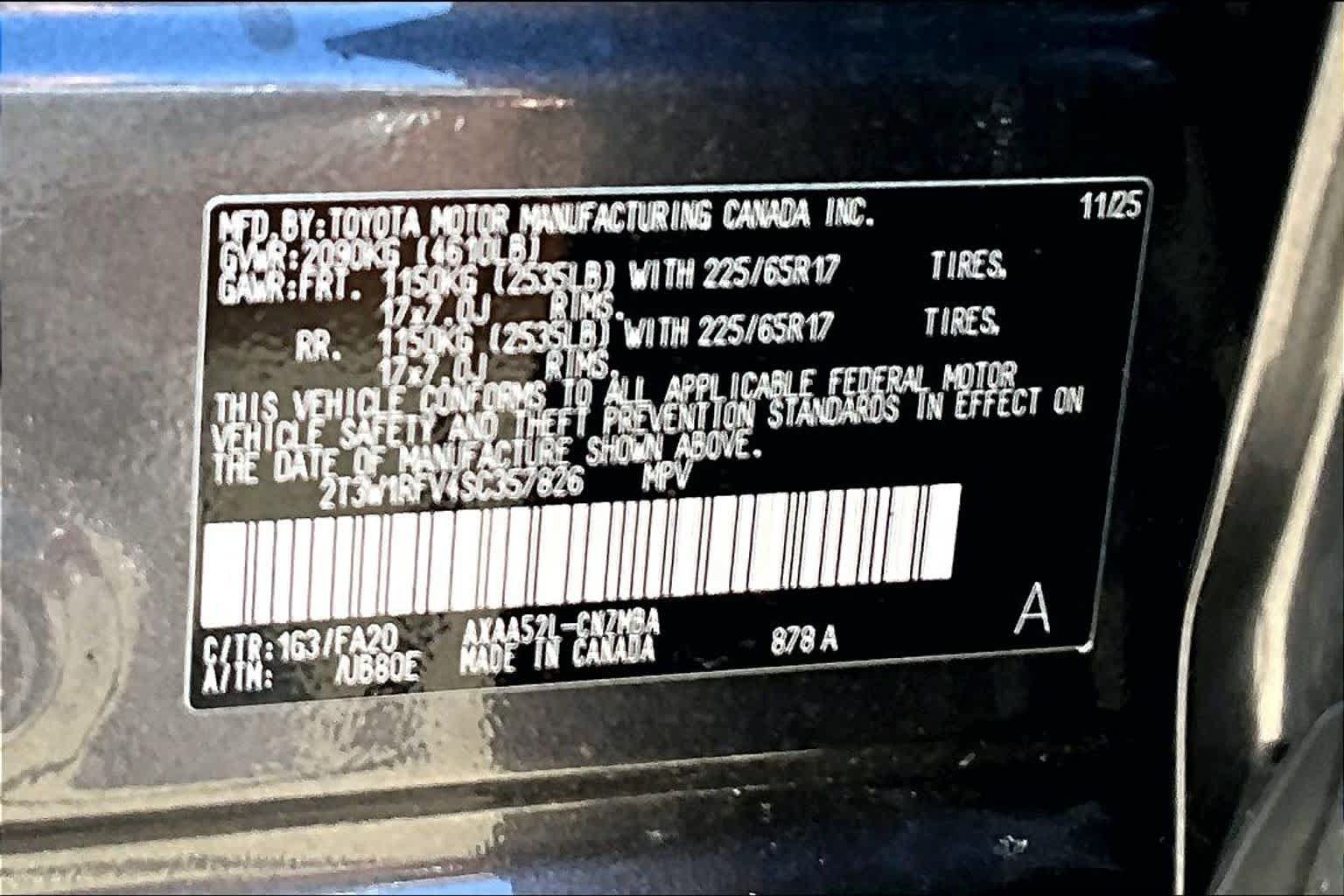 Certified 2025 Toyota RAV4 XLE w/ Convenience Package FWD image 36