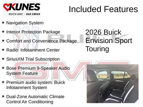 New 2026 Buick Envision Sport Touring AWD/4WD image 2