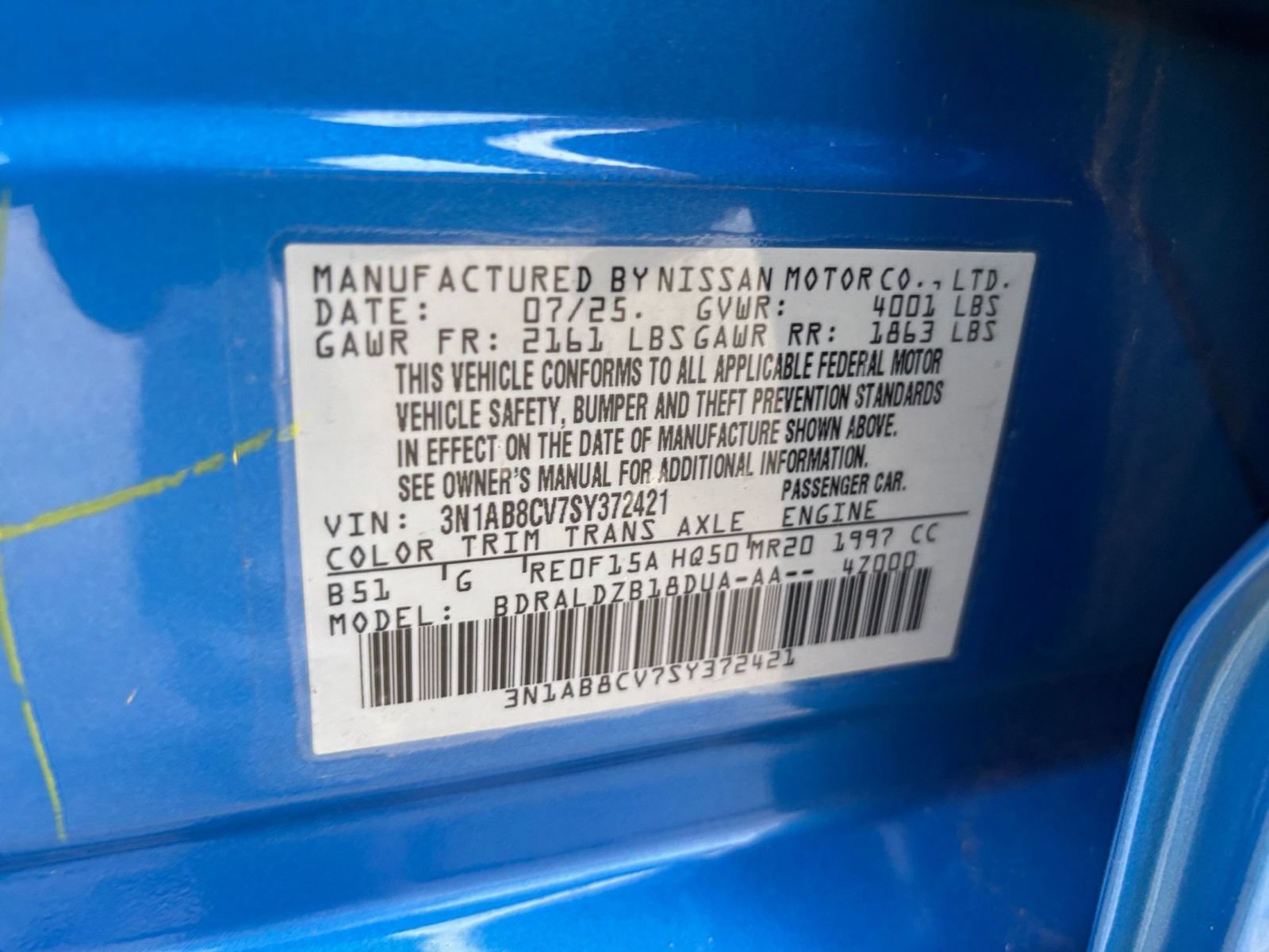 Used 2025 Nissan Sentra SV FWD image 26