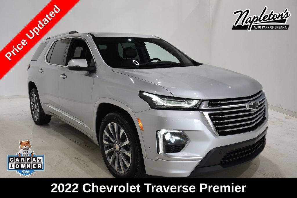 Used 2022 Chevrolet Traverse Premier w/ LPO, Floor Liner Package AWD/4WD image 1