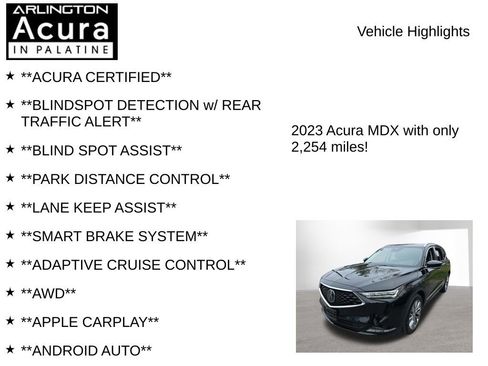 Used 2023 Acura MDX SH-AWD w/ Advance Package image 7