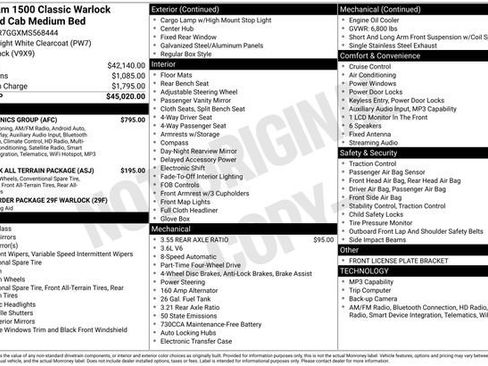 Used 2021 RAM 1500 Classic Warlock w/ Electronics Group image 2