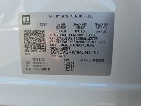 Certified 2023 Chevrolet Traverse LT w/ LPO, Floor Liner Package AWD/4WD image 35