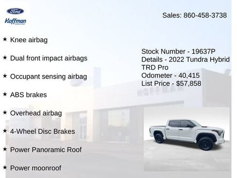 Used 2022 Toyota Tundra TRD Pro AWD/4WD image 20