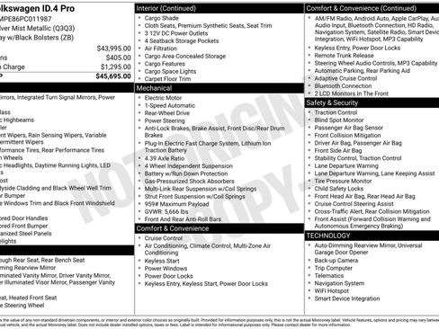 Certified 2023 Volkswagen ID.4 Pro image 28