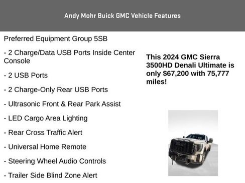 Used 2024 GMC Sierra 3500 Denali Ultimate image 13