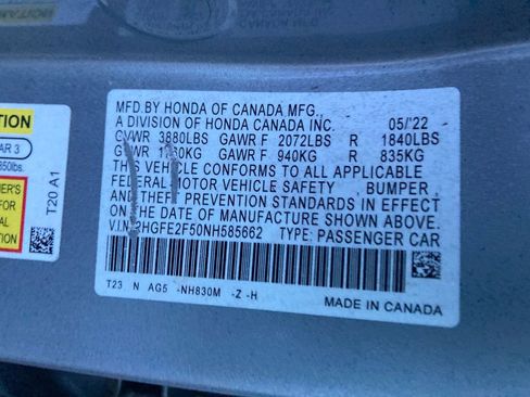 Used 2022 Honda Civic Sport image 39