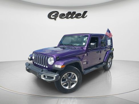 Used 2023 Jeep Wrangler Unlimited Sahara w/ Safety Group AWD/4WD image 1