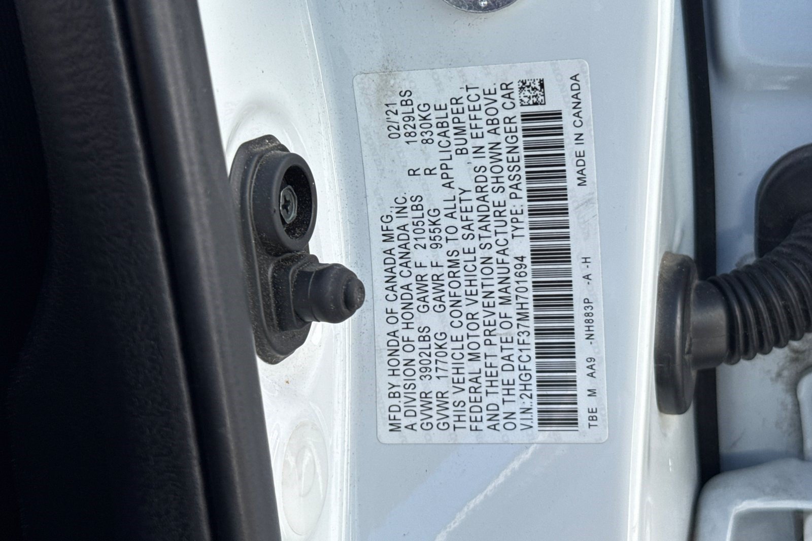 Used 2021 Honda Civic EX image 27