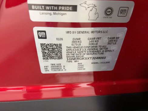 New 2026 Chevrolet Traverse LT w/ Sun and Wheel Package image 19