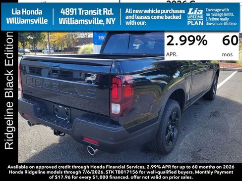 New 2026 Honda Ridgeline Black Edition image 3
