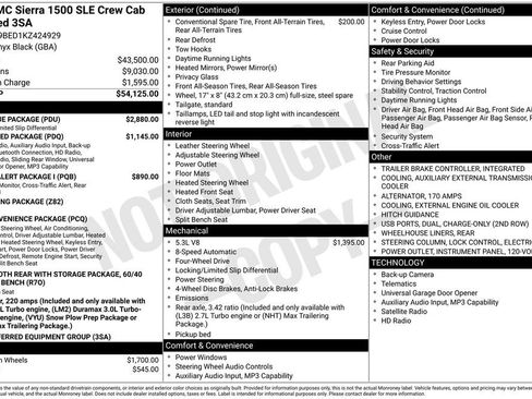 Used 2019 GMC Sierra 1500 SLE w/ SLE Value Package AWD/4WD image 3