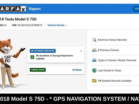 Used 2018 Tesla Model S 75D AWD/4WD image 9