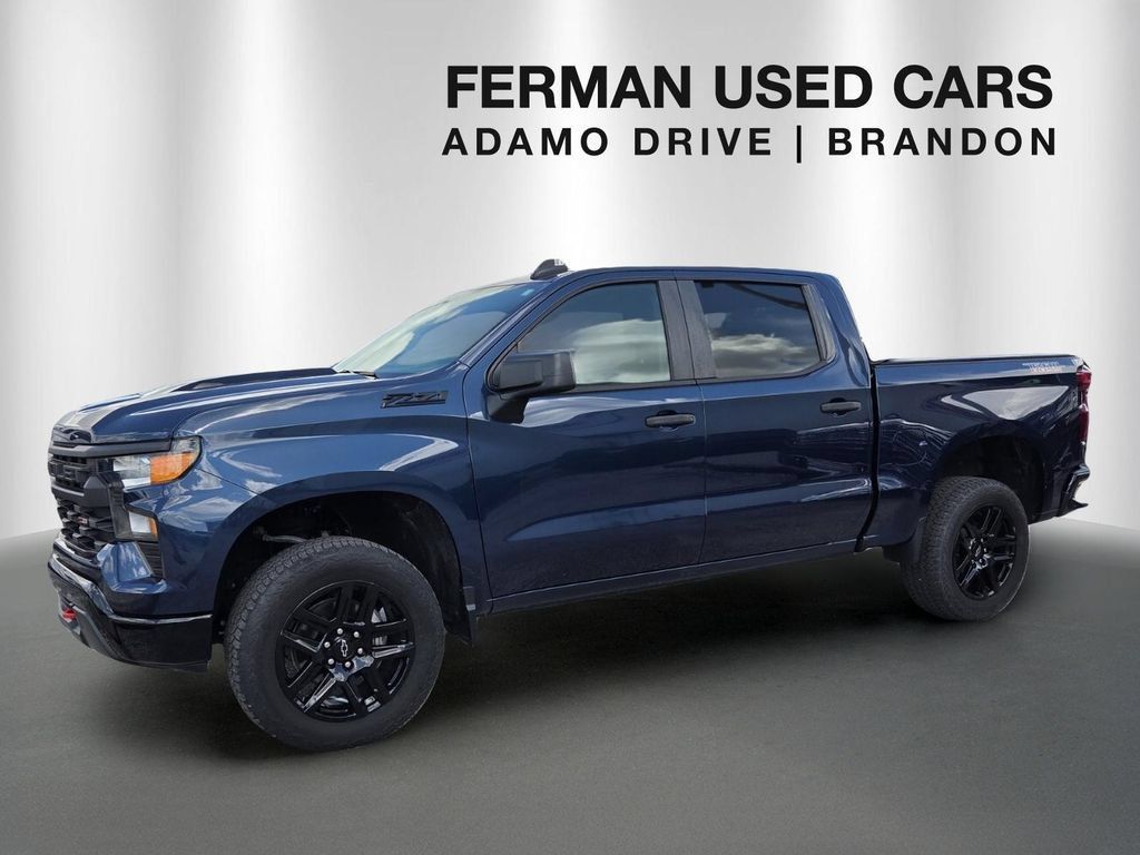 Used 2023 Chevrolet Silverado 1500 Custom Trail Boss w/ LPO, Dark Essentials Package AWD/4WD image 1