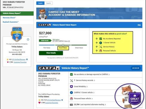 Used 2023 Subaru Forester Premium image 11