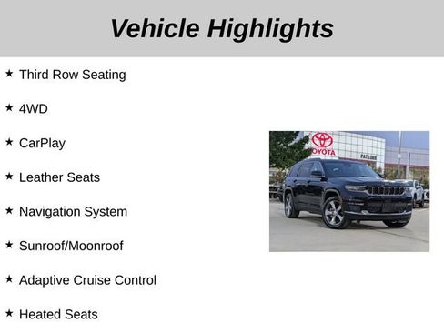 Used 2021 Jeep Grand Cherokee L Limited w/ Luxury Tech Group II AWD/4WD image 5