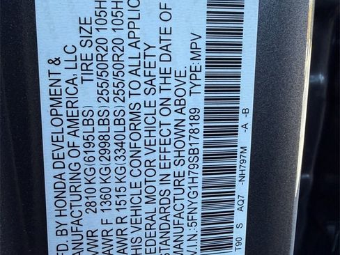 New 2025 Honda Pilot Touring image 45