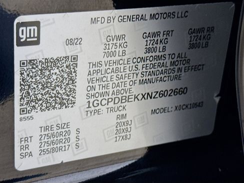 Used 2022 Chevrolet Silverado 1500 Custom image 32