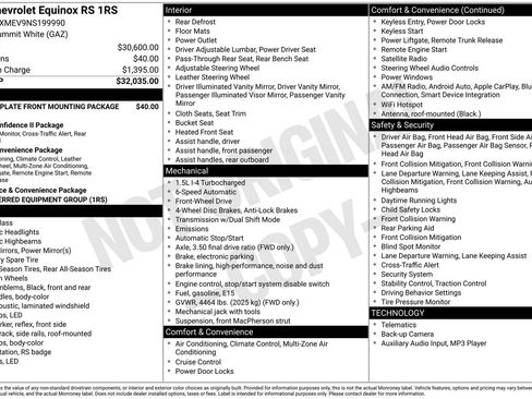 Certified 2022 Chevrolet Equinox RS image 15
