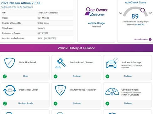 Used 2021 Nissan Altima 2.5 SL image 3