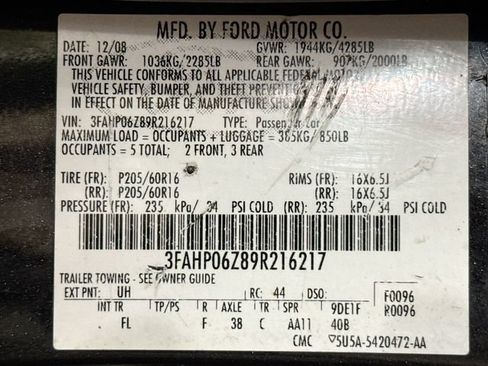 Used 2009 Ford Fusion S FWD image 28