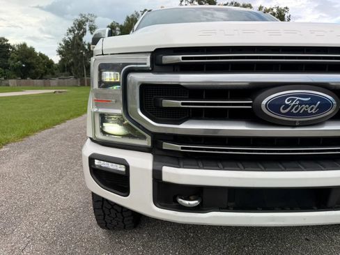 Used 2020 Ford F350 Platinum w/ Snow Plow Prep Package AWD/4WD image 31