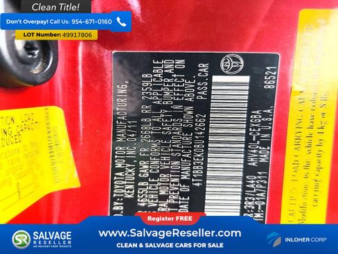 Used 2011 Toyota Camry Hybrid FWD image 16