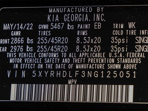 Certified 2022 Kia Sorento X-Line EX image 32