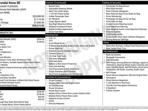 Used 2026 Hyundai Kona SE FWD image 23